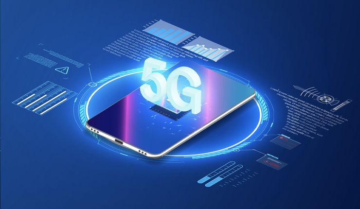 5G with phone